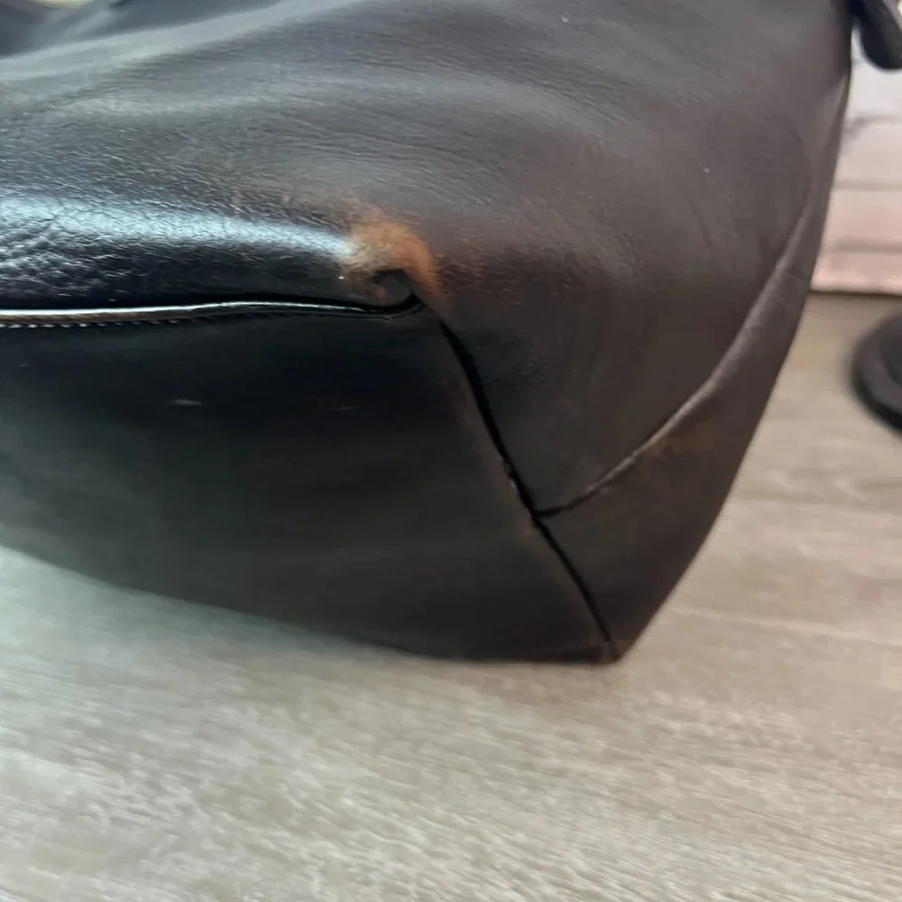 Dooney & Bourke Florentine Vachetta leather satchel bag in brown - Picture 5 of 6